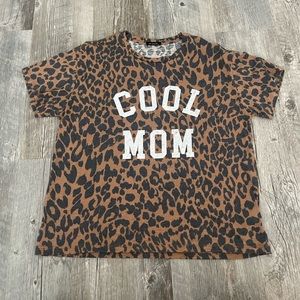 Cool Mom leopard print shirt